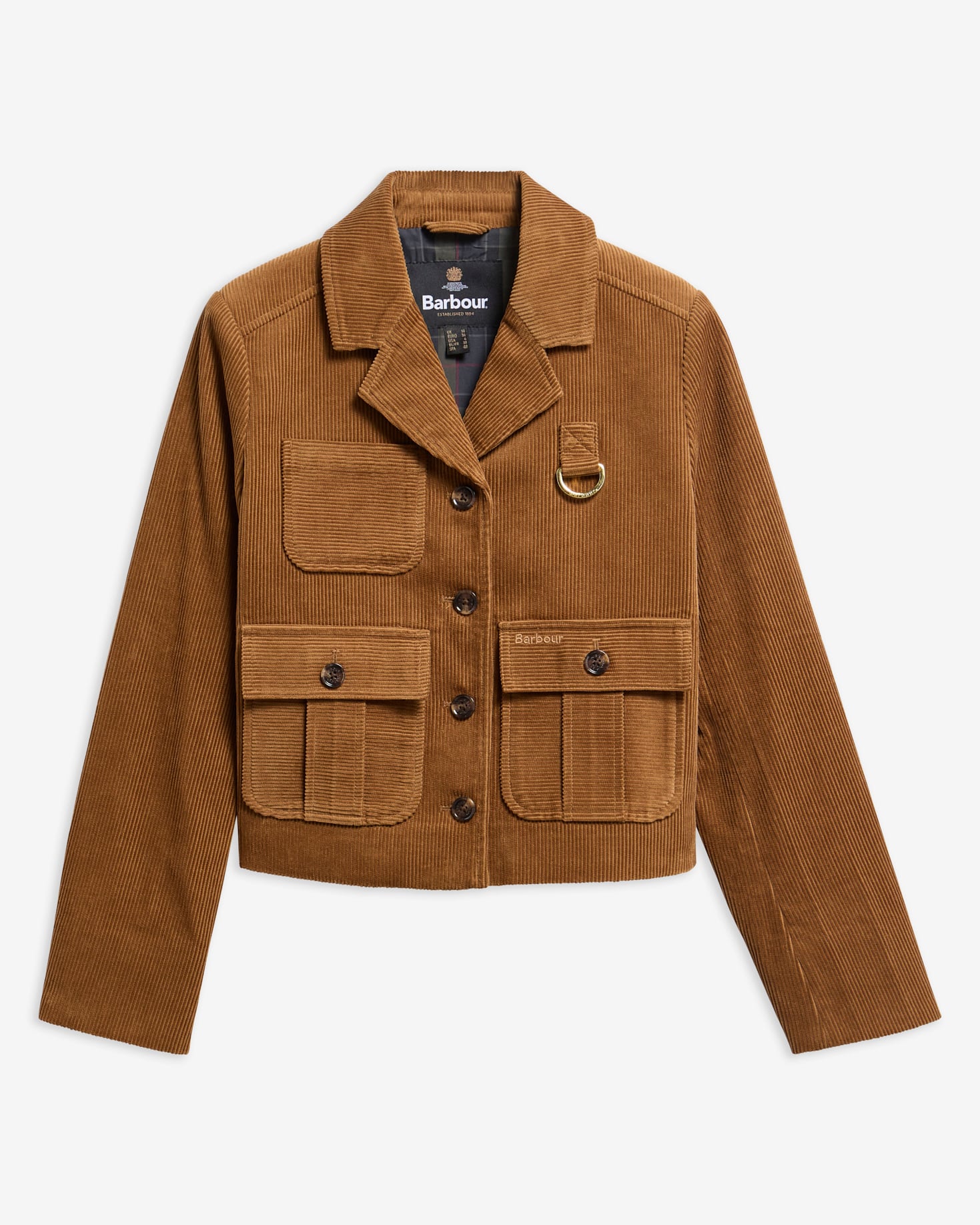 Emmy Cord Jacket Tan/Shadow Classic