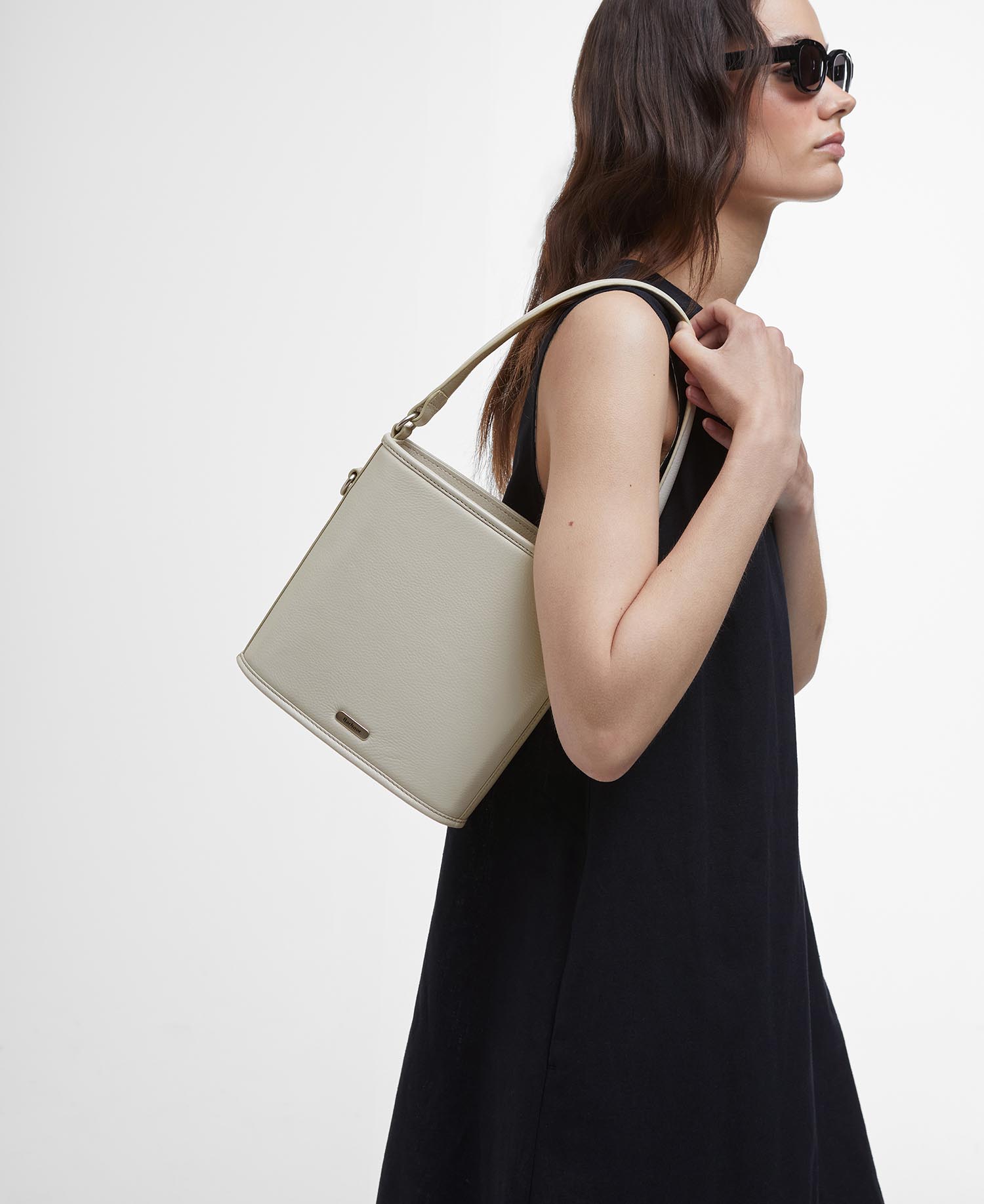 Laire Leather Bucket Bag