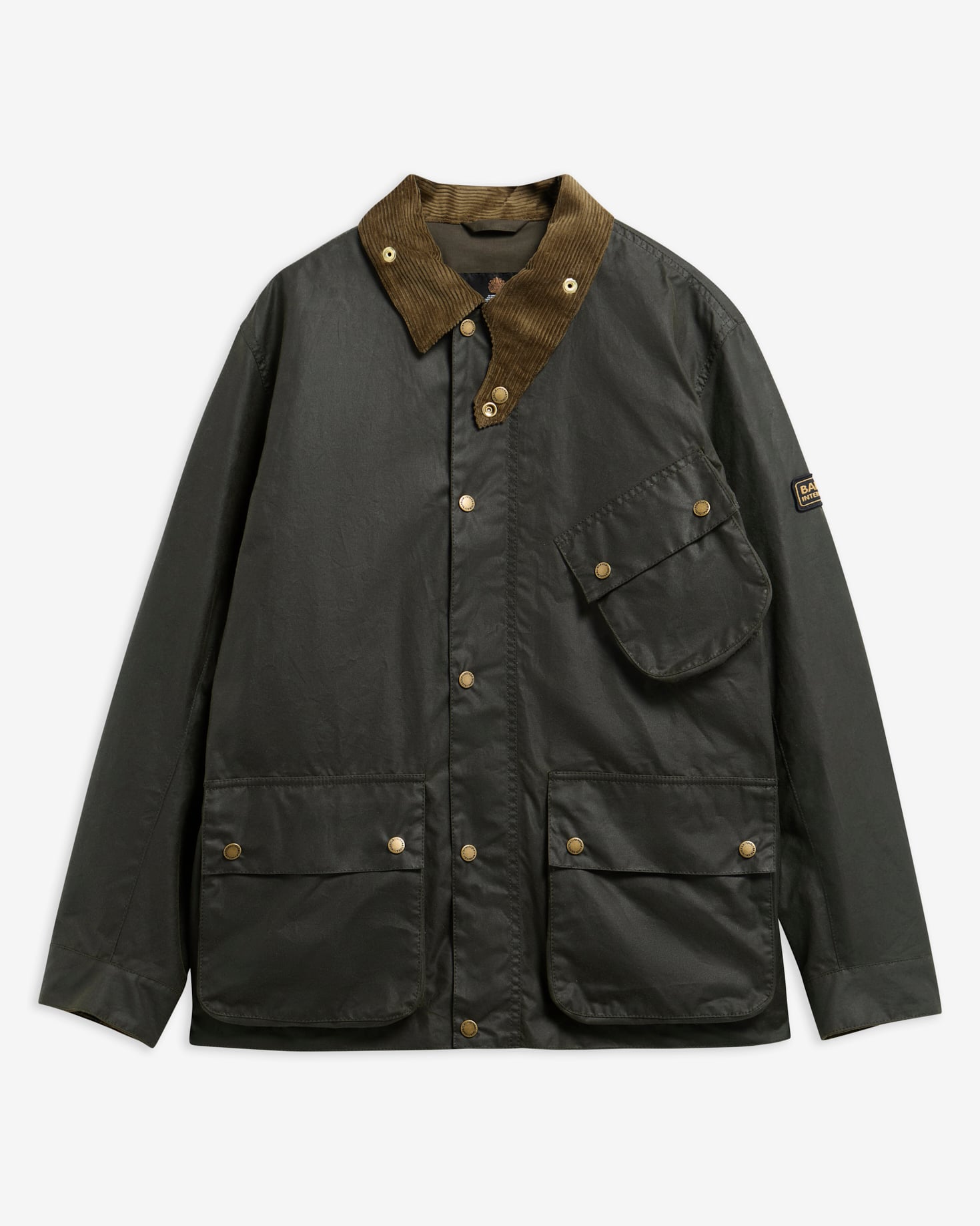 Brake Line Waxed Jacket Fern