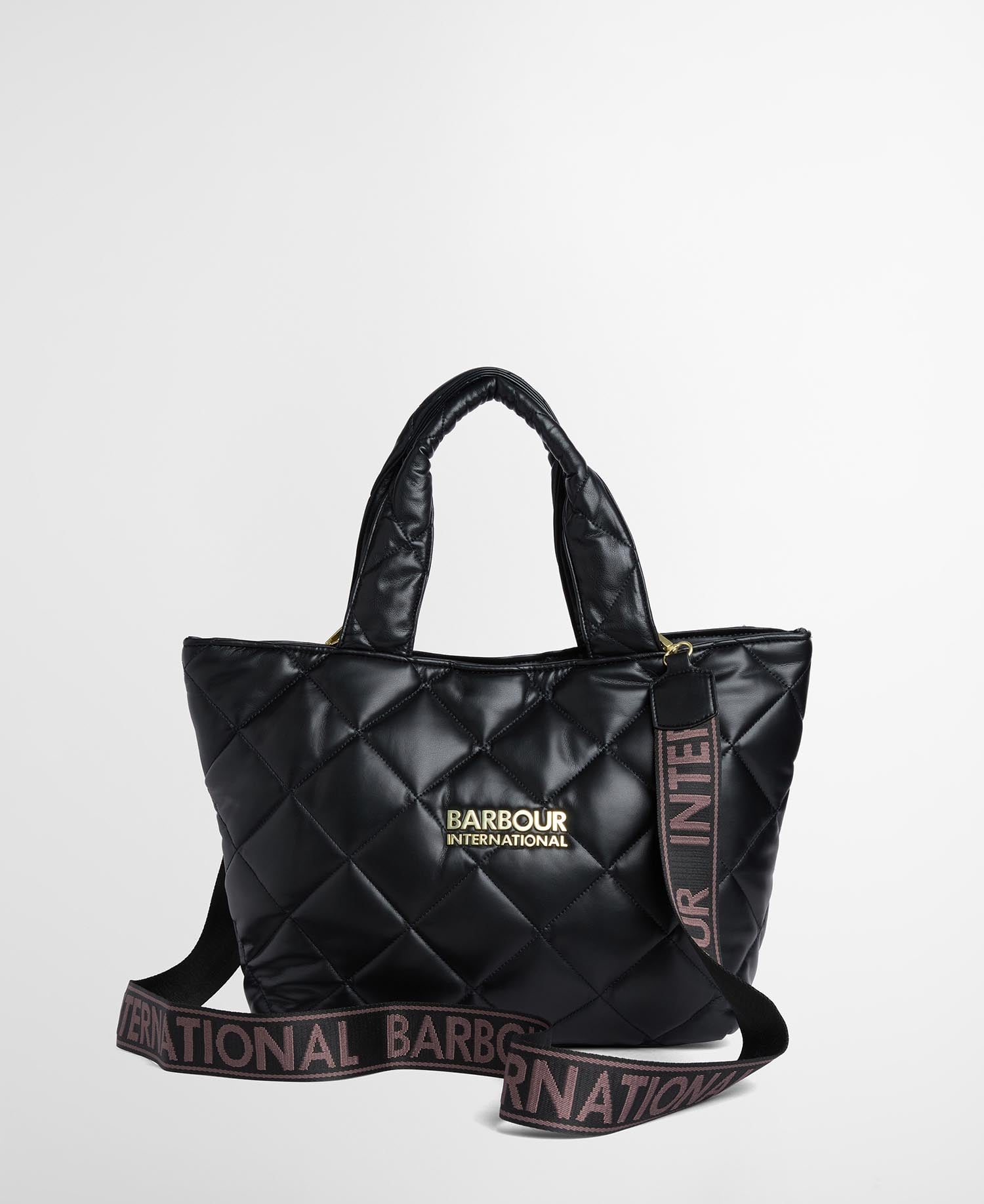 Soft Quilted Battersea Tote Bag Black