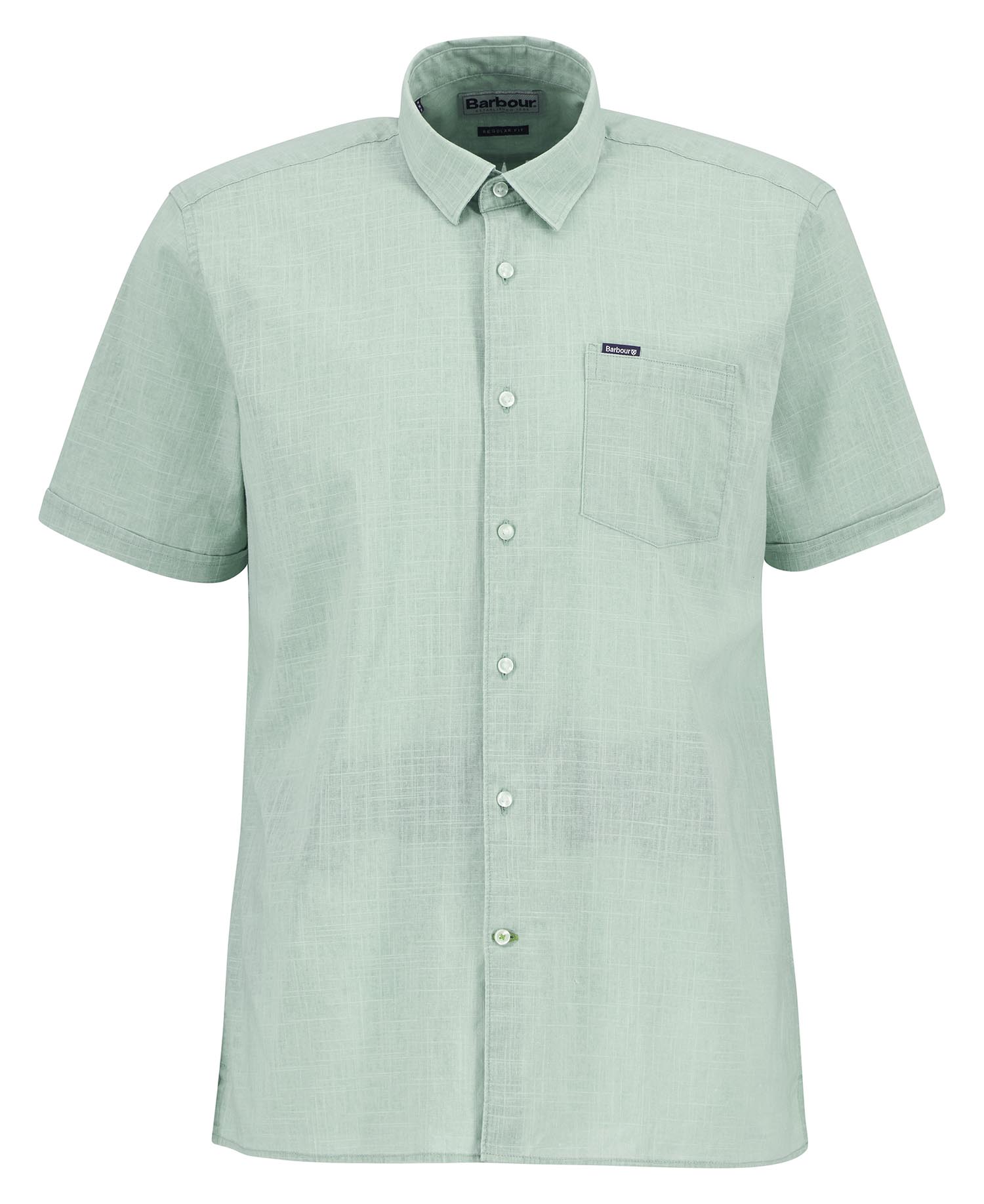 Pigment Dye Slub Short-Sleeved Shirt