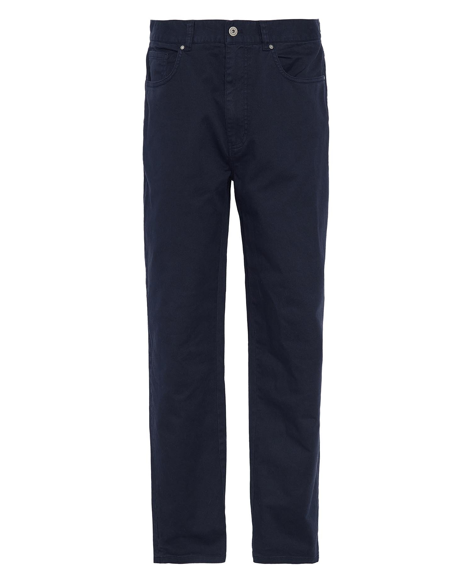 Washed Stretch Regular Trousers