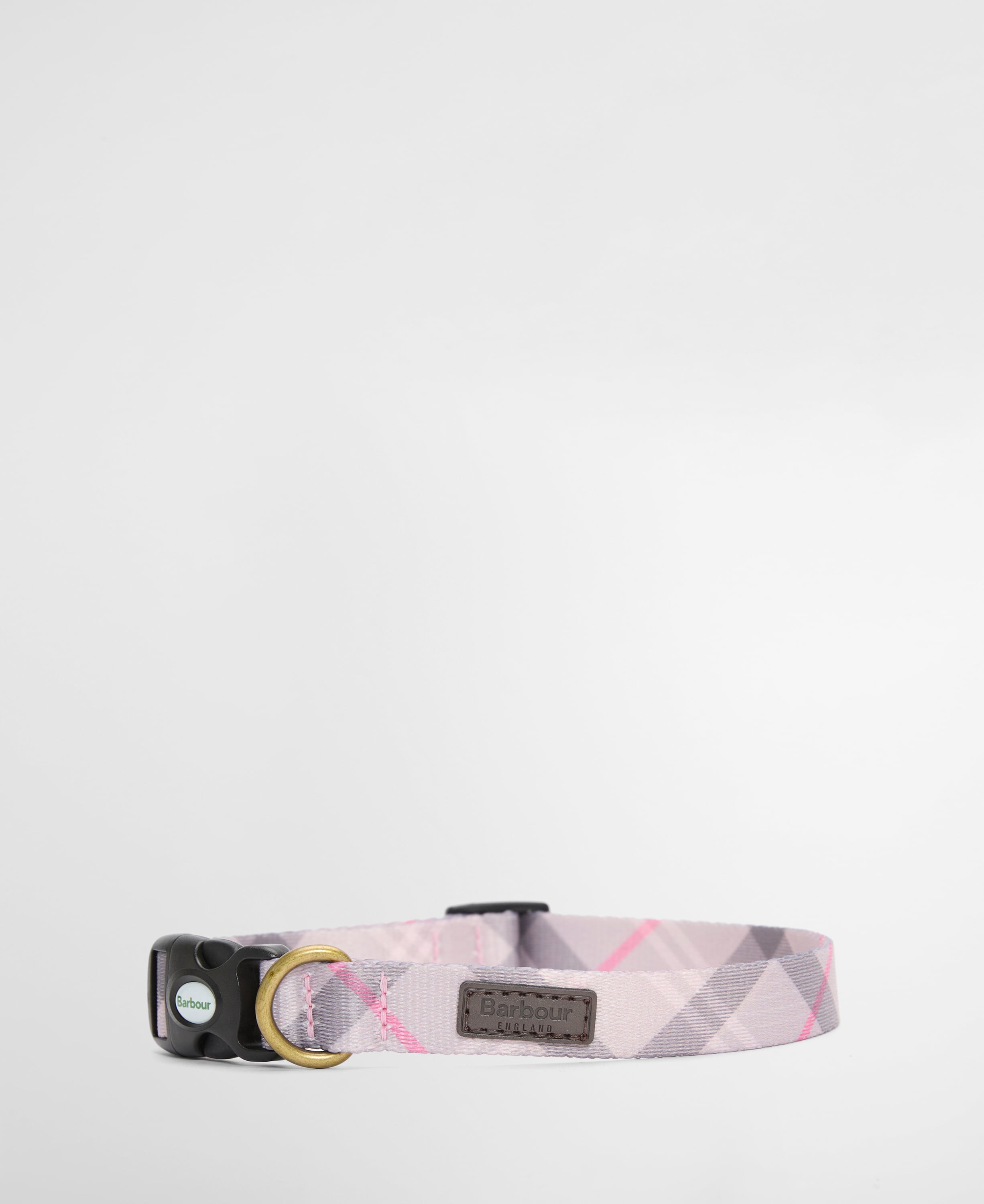 Tartan Printed Dog Collar Pink Tartan