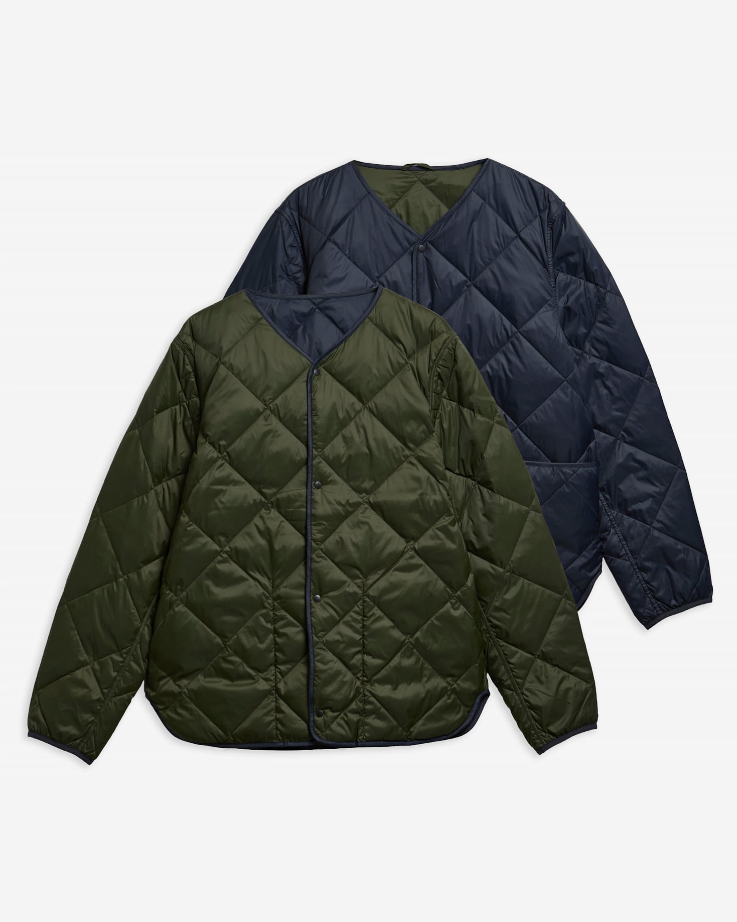 Lightweight Down Reversible Puffer Liner Dark Navy