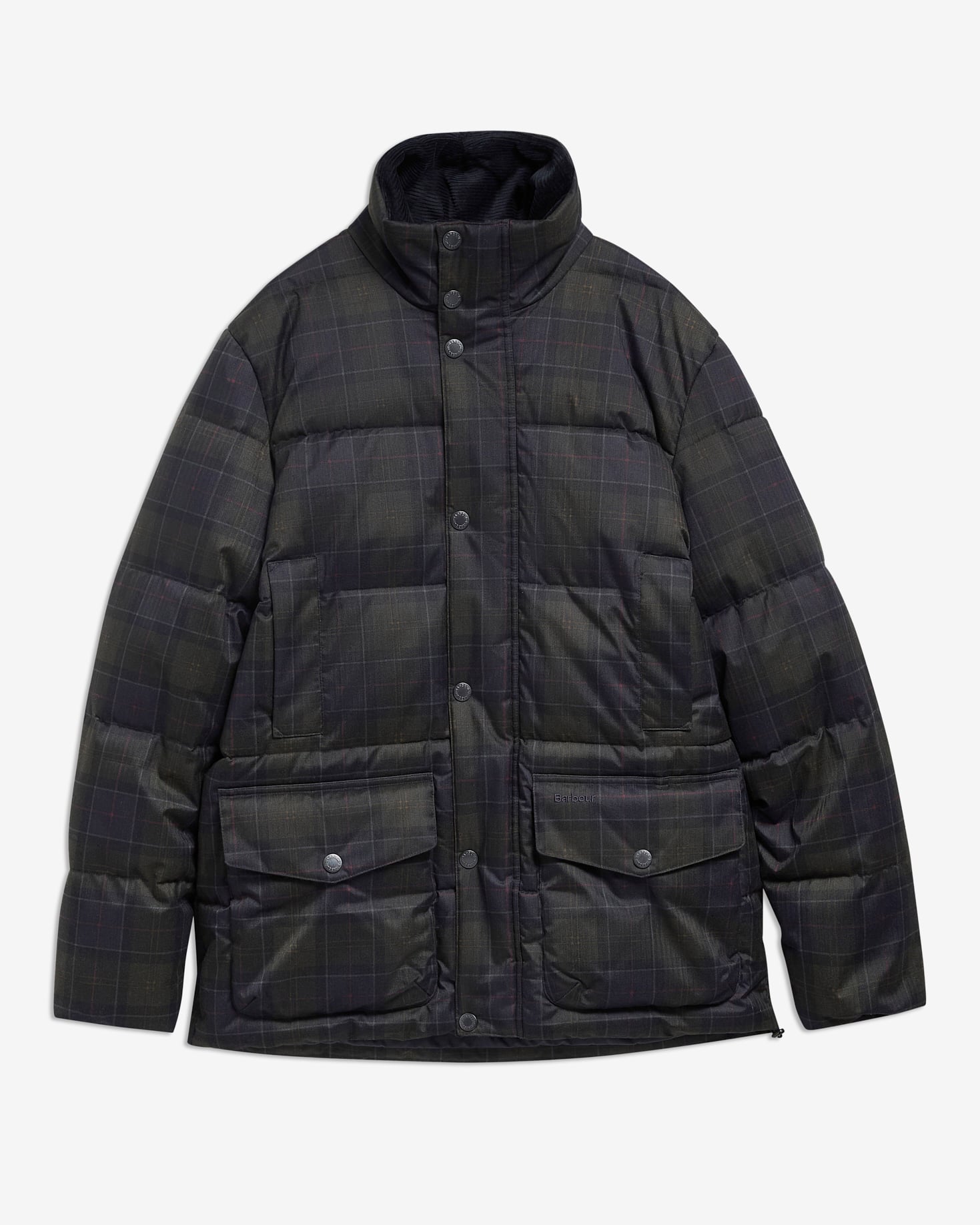 Lonnen Tartan Puffer Jacket Shadow Classic Tartan