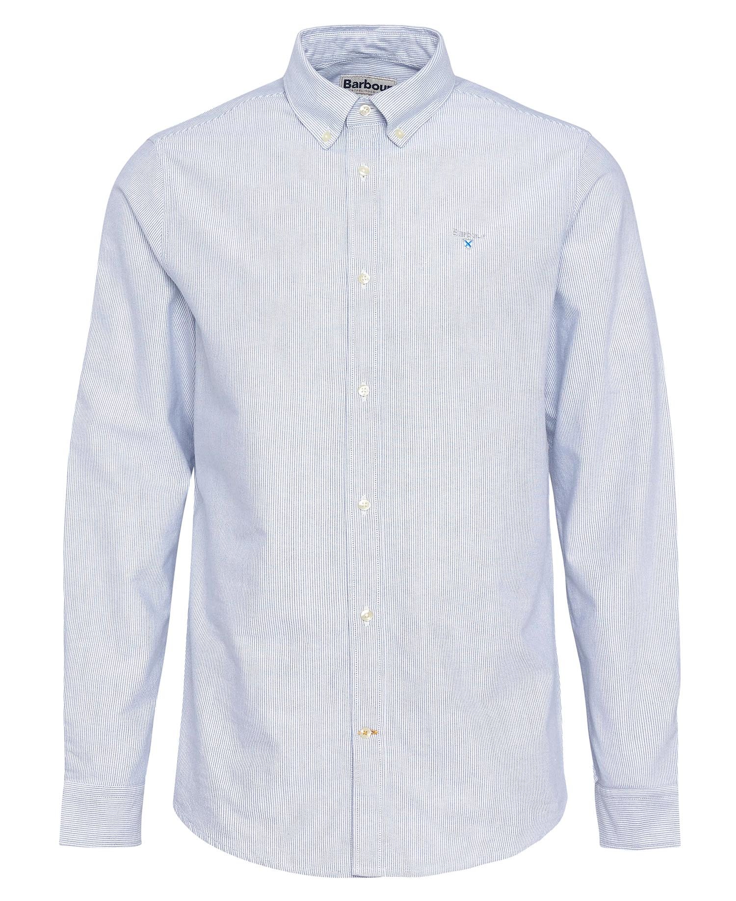 Striped Oxford Tailored Long-Sleeved Shirt