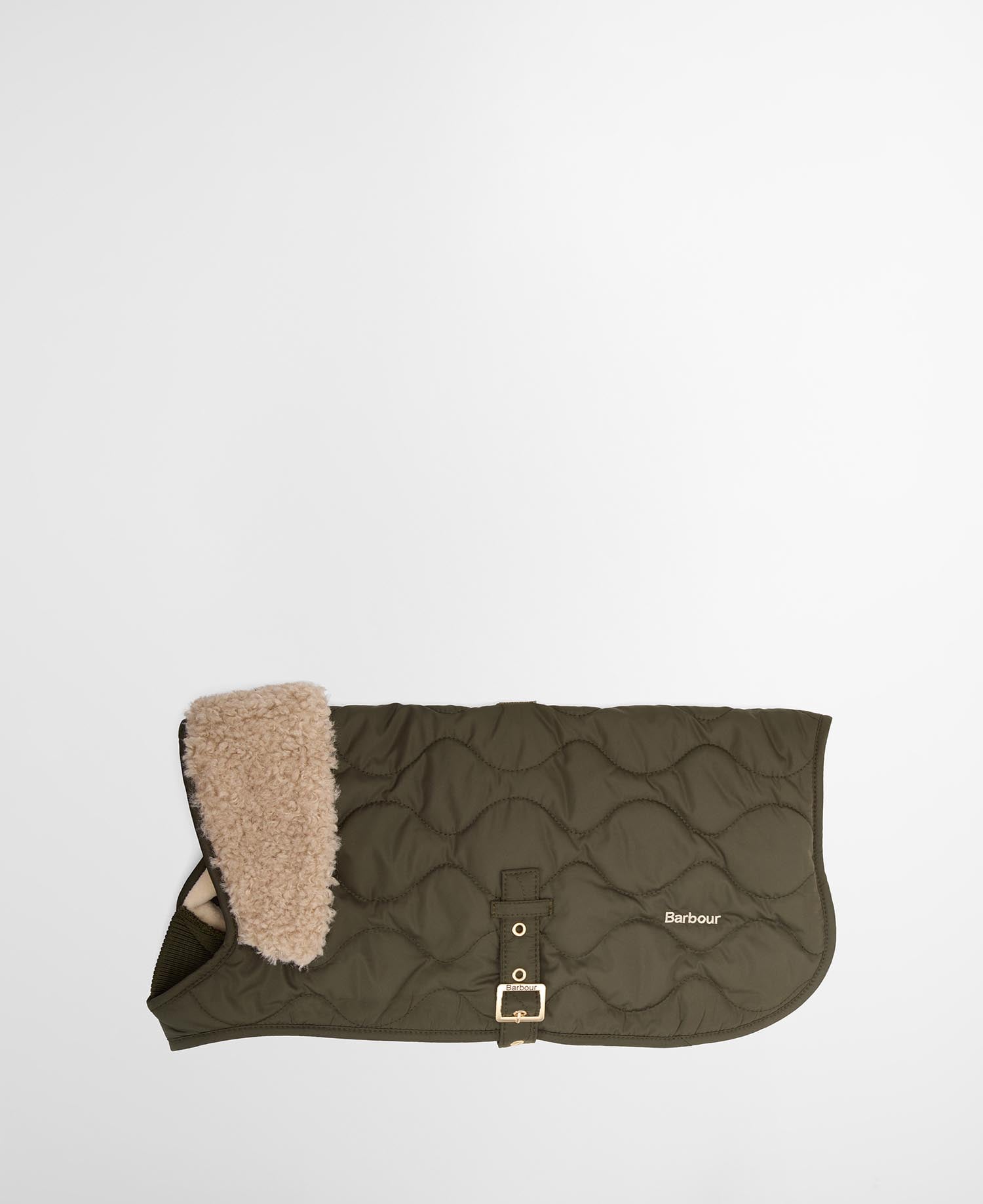 Beith Quilted Dog Coat Olive