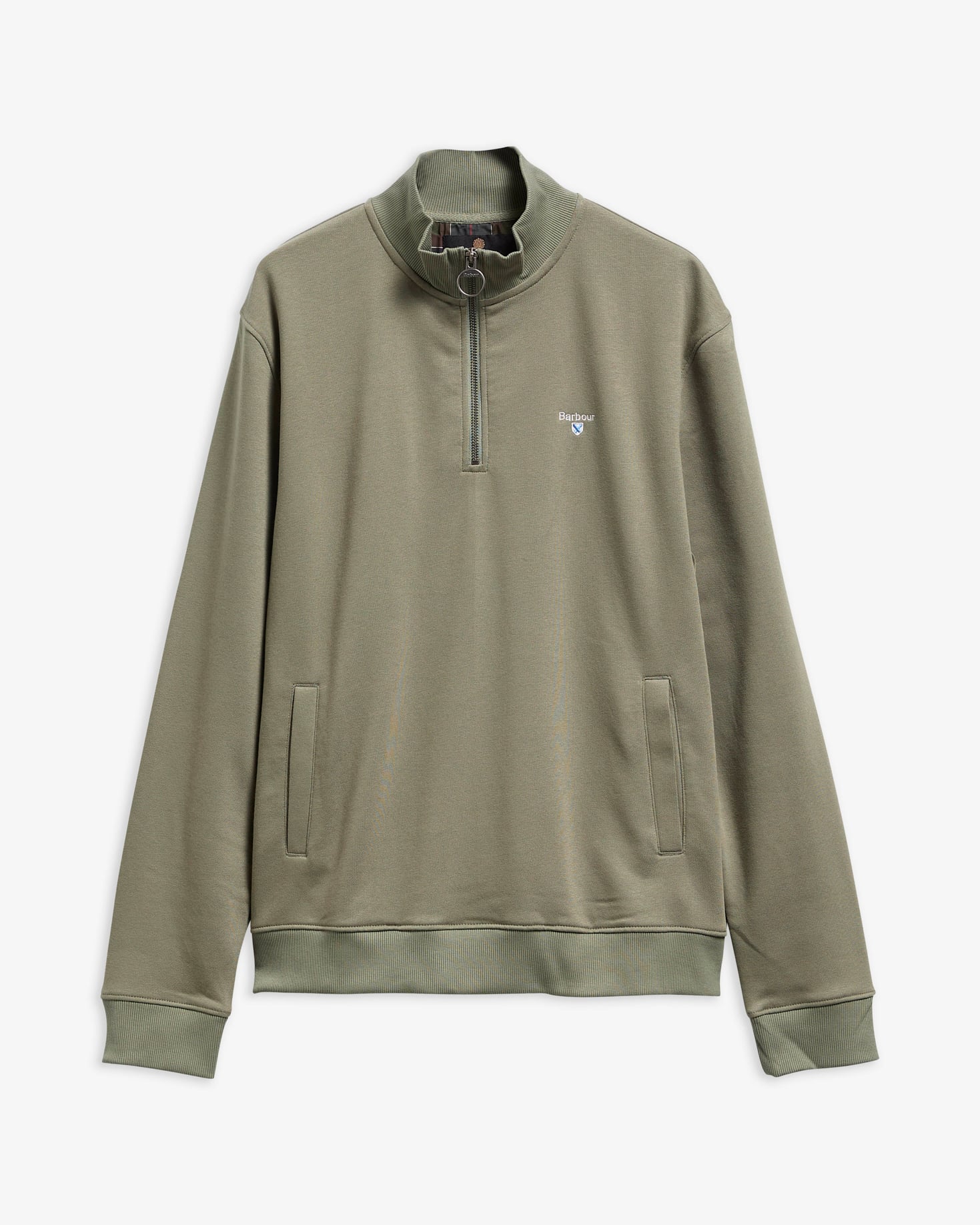 Barbour Sweatshirt Desmond Half-Zip Agave Green