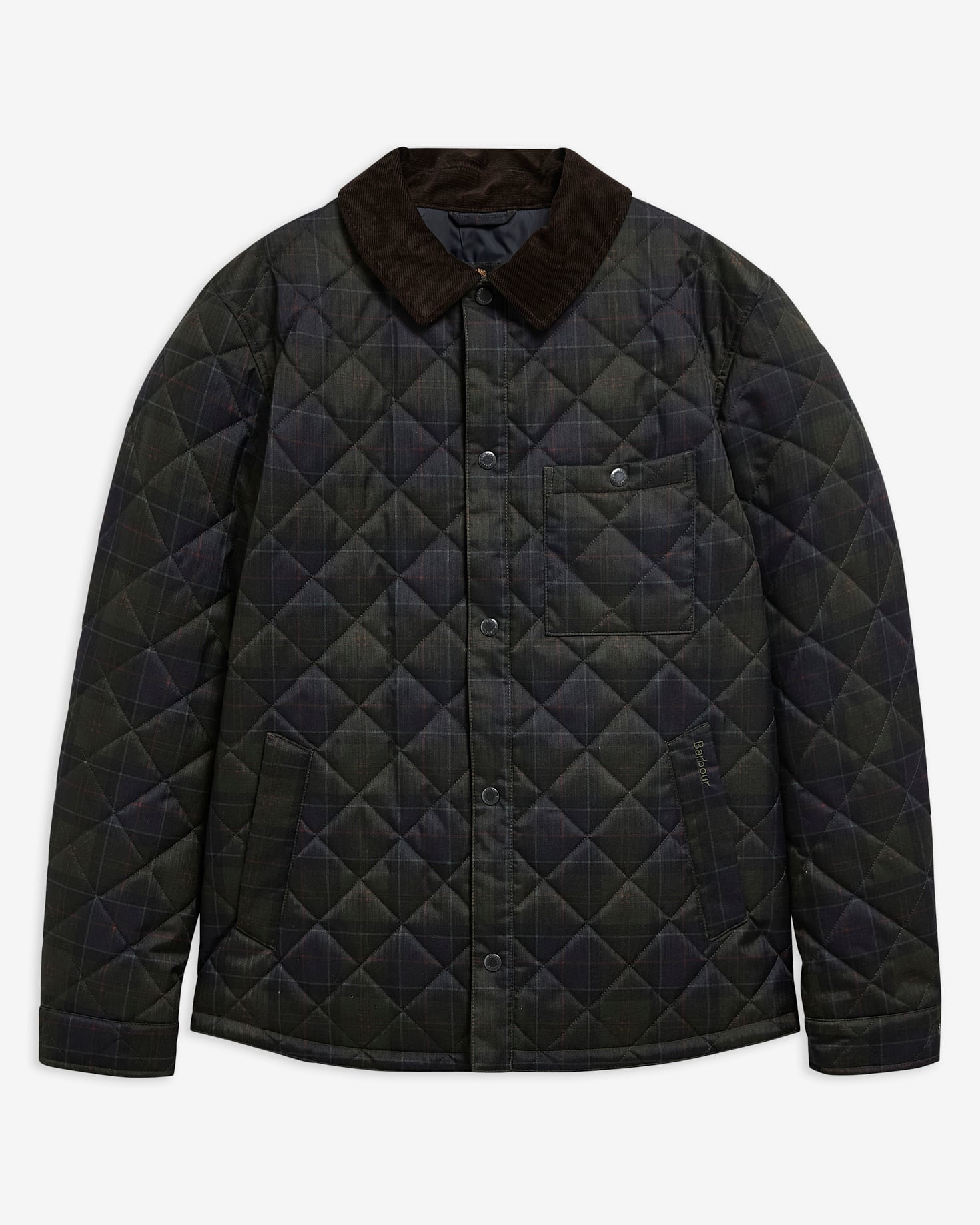 Tartan Shirt Quilted Jacket Shadow Classic