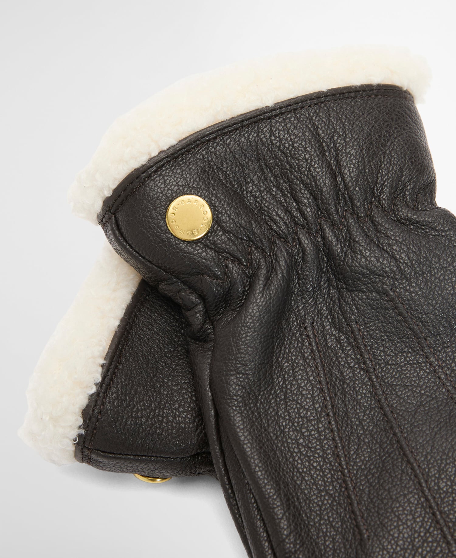 Bainford Leather Gloves Brown