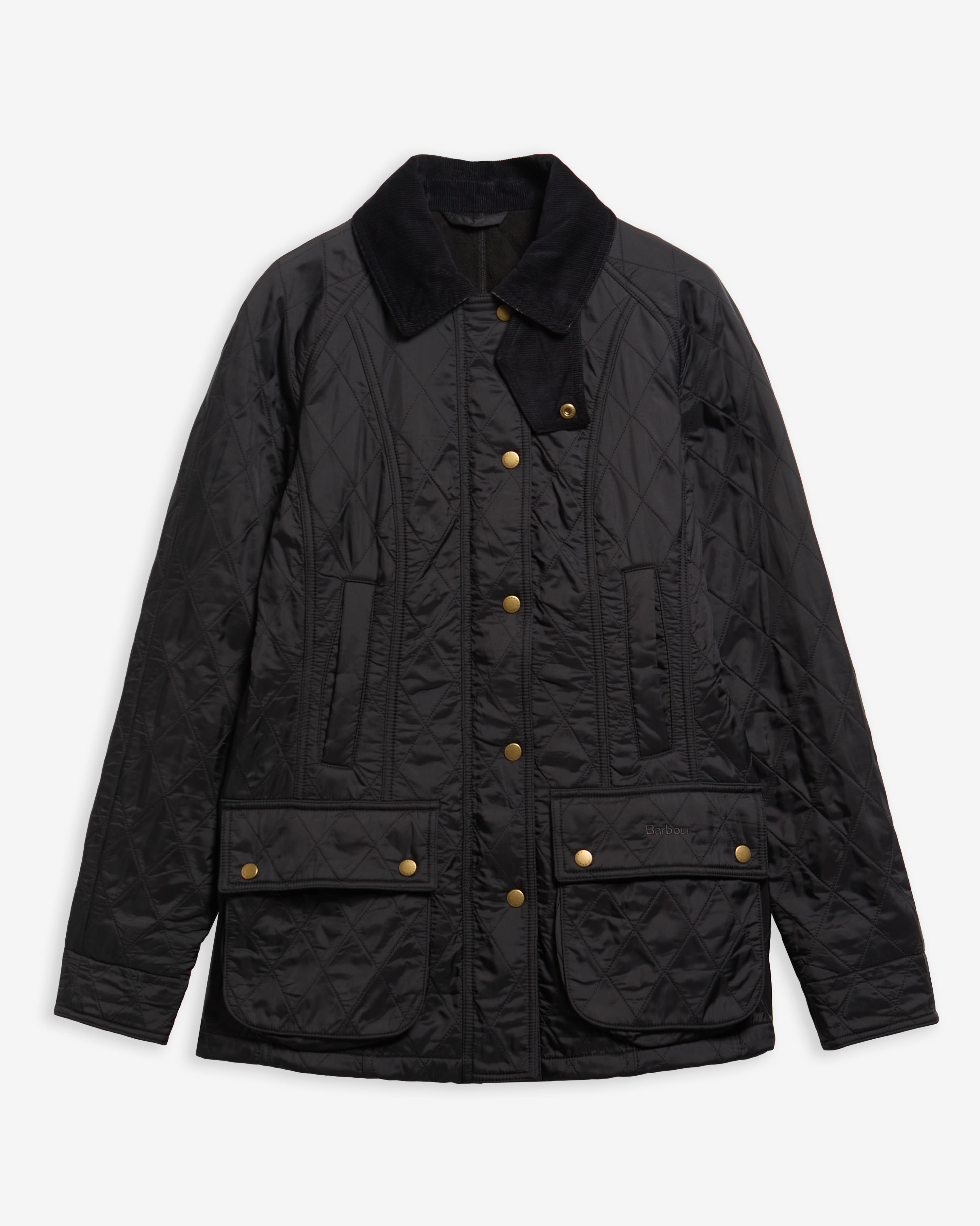 Beadnell Polarquilt Jacket Black-Black