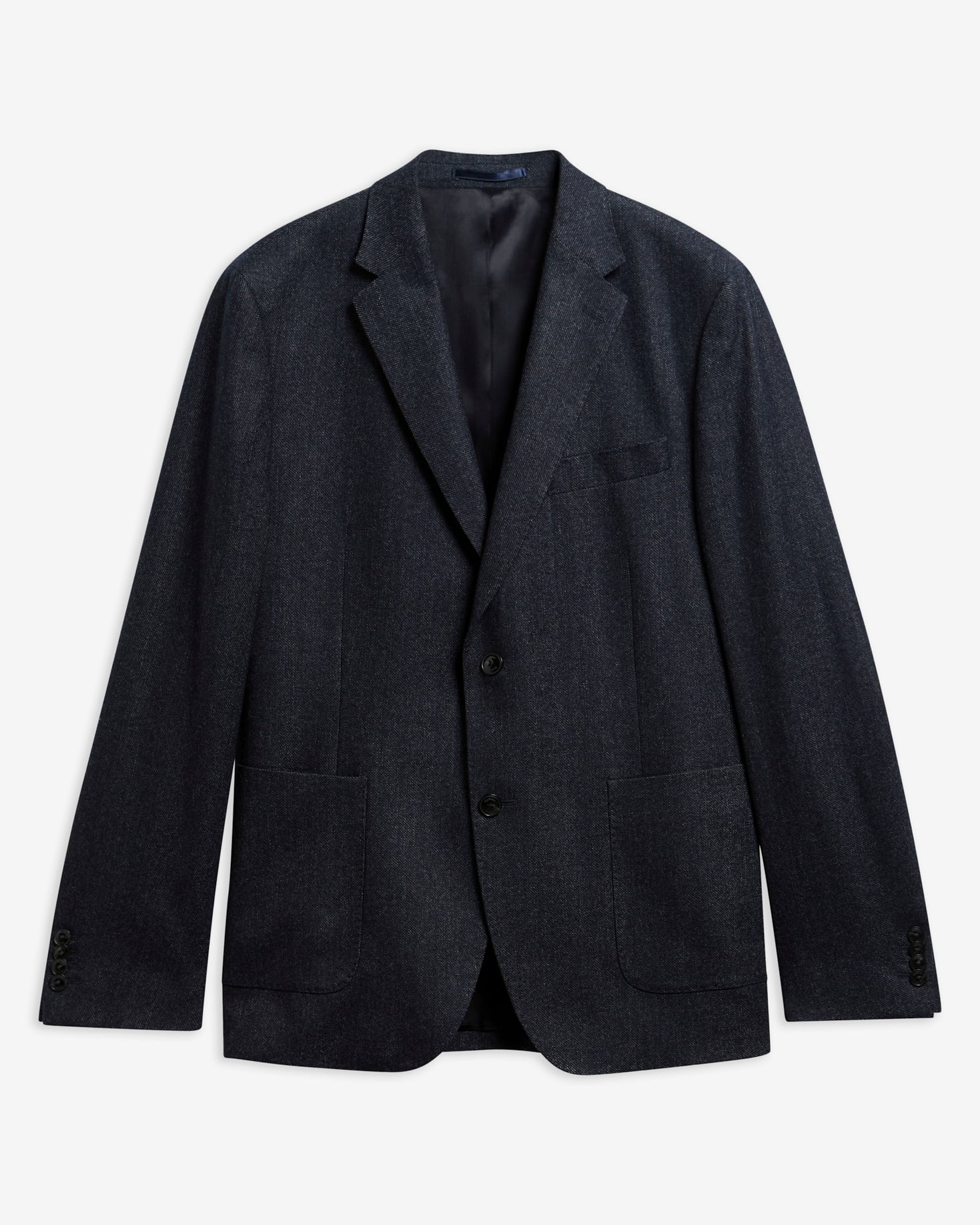 Blazer Carlton in lana e cashmere Navy Marl