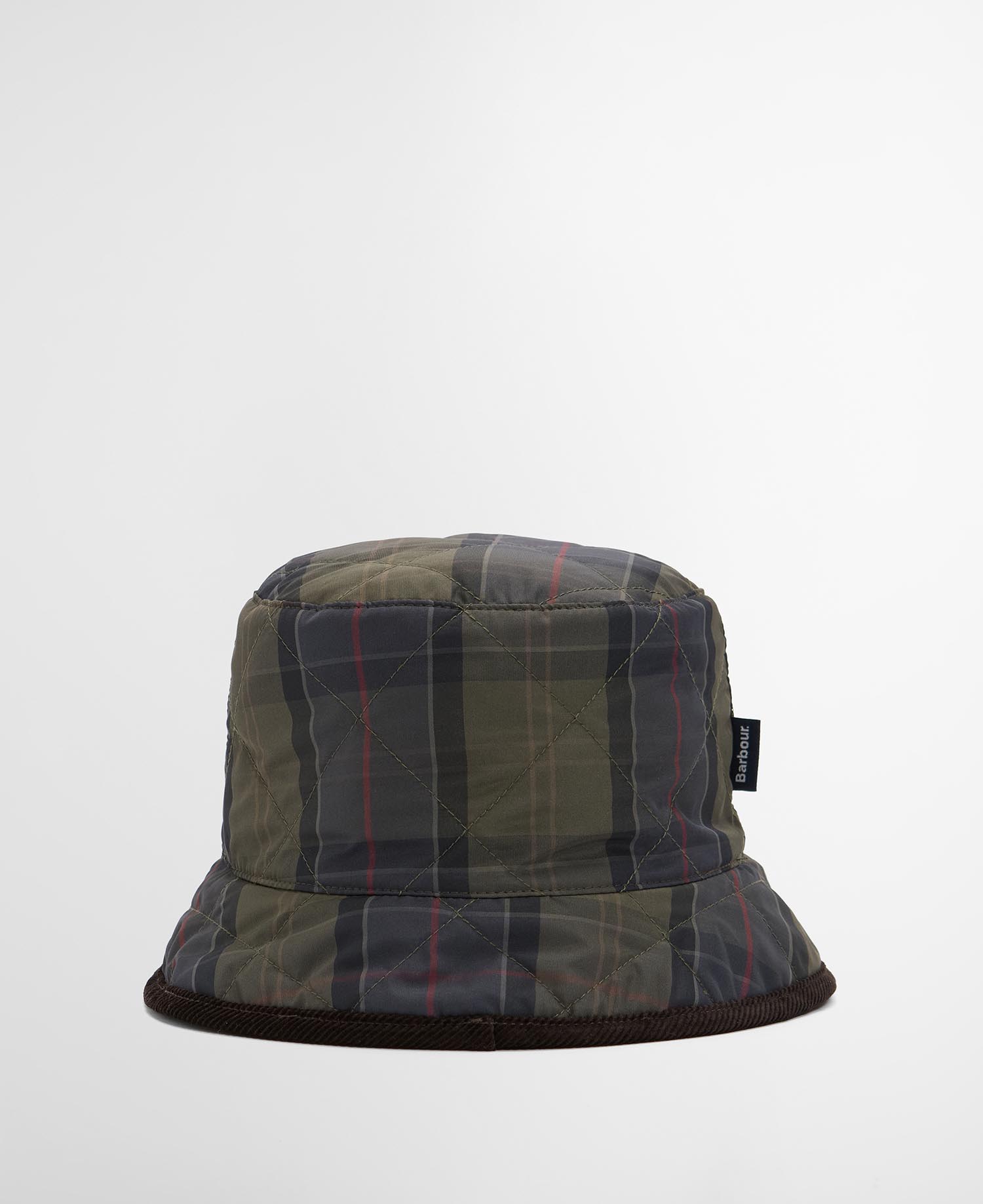 Liddesdale Reversible Bucket Hat Olive/Shadow Classic Tartan