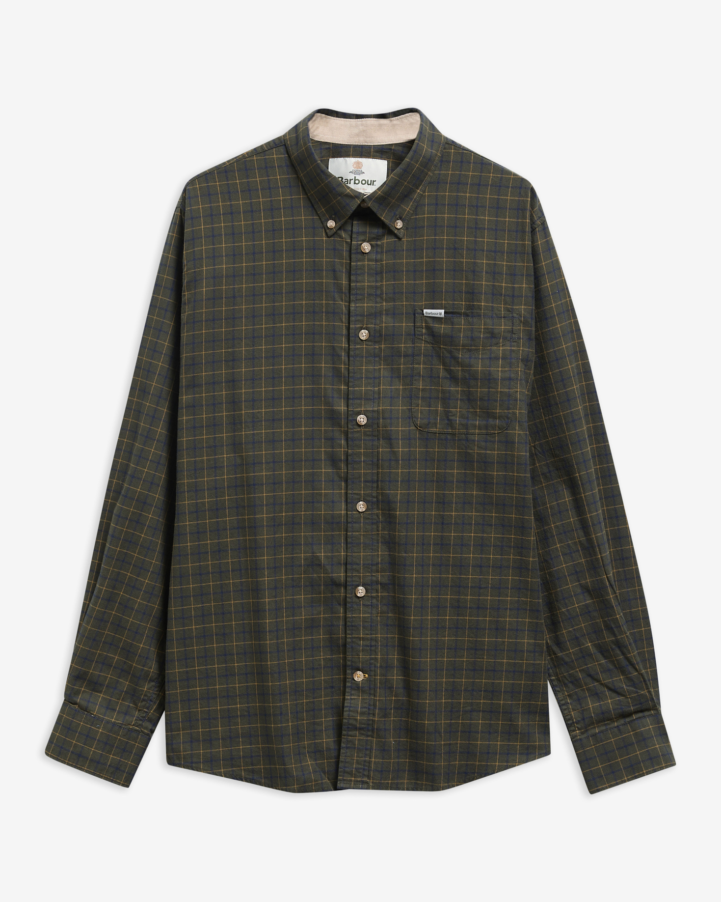 Bank Regular Long-Sleeved Shirt Olive