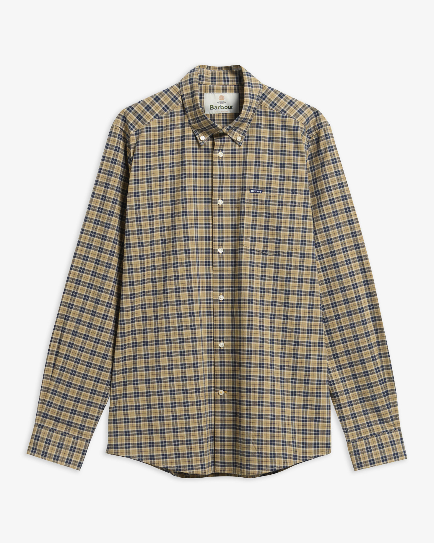 Lomond Tailored Long-Sleeved Shirt Birchwood Dress Tartan