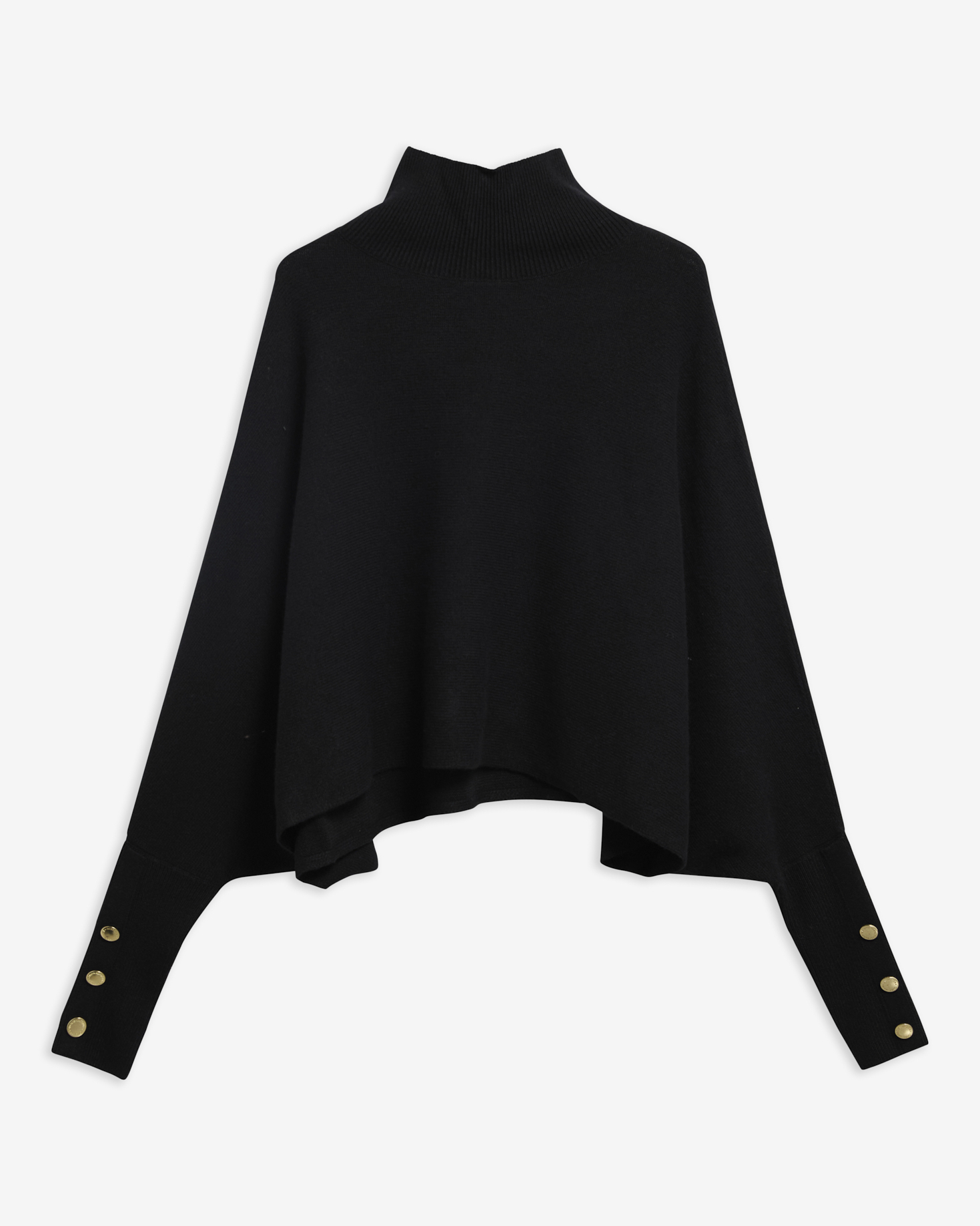 Lilah Wool-Blend Jumper Black
