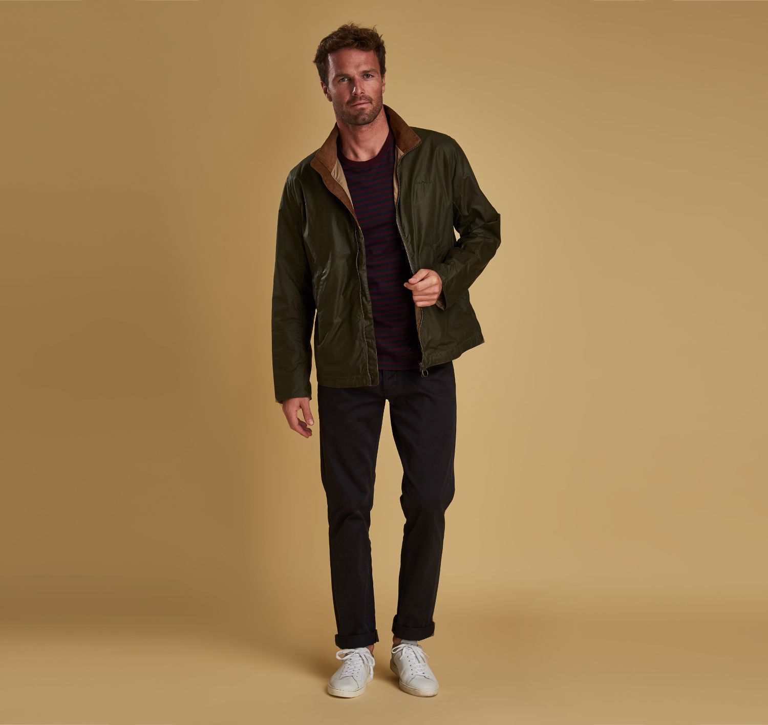 barbour hardy peacoat