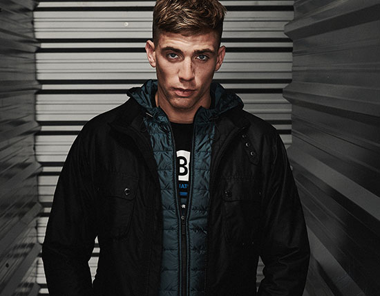 barbour tracksuit top