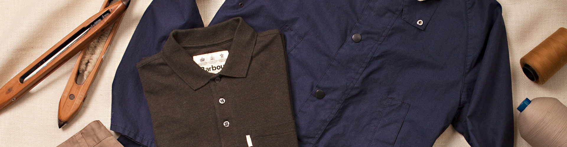 barbour thetford button neck sweater