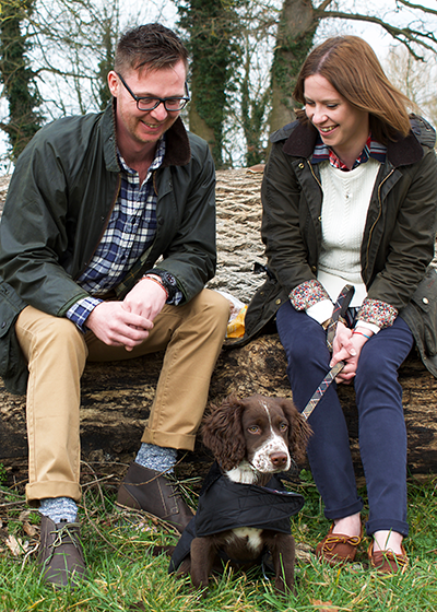 barbour wax dog coat