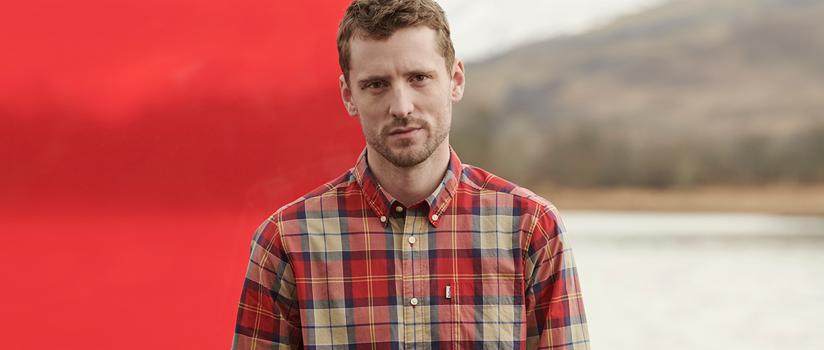 barbour red tartan shirt
