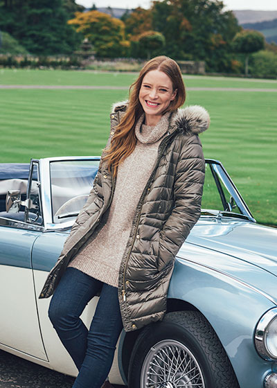 barbour womens quilted coat berneray