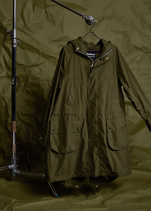 barbour x engineered garments parka