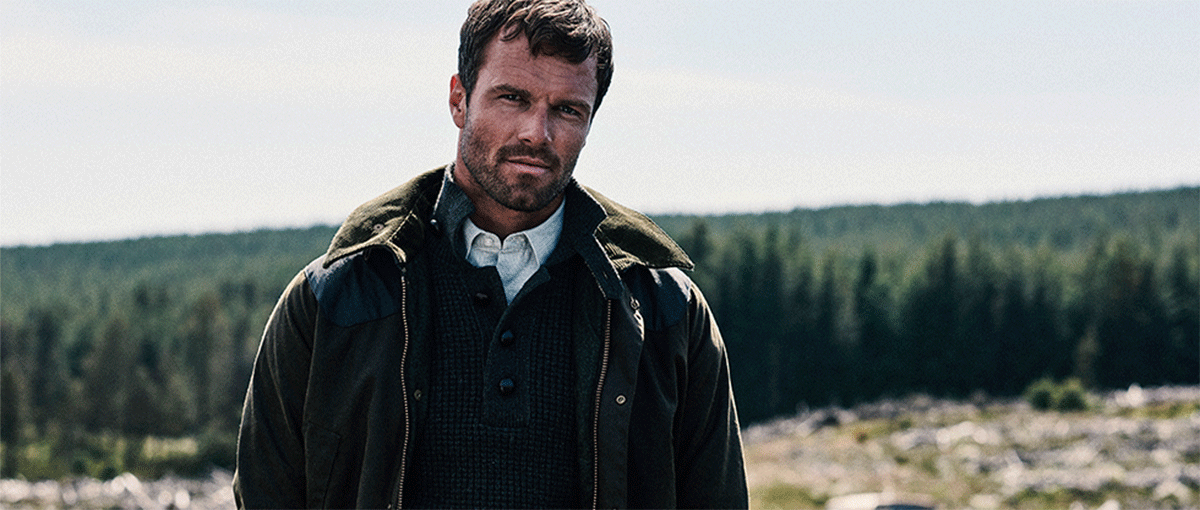 barbour defender holmby jacket